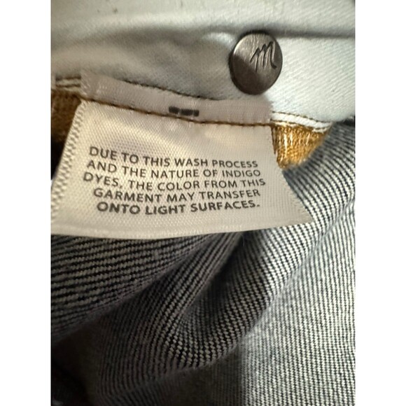 Madewell Women’s 90’s Straight Size 33 Dark Wash New - Picture 12 of 16